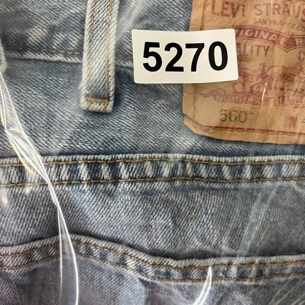 Levi's‎ 560 Comfort Fit Straight Jeans Men's Blue Denim Pockets Classic - 42X29
